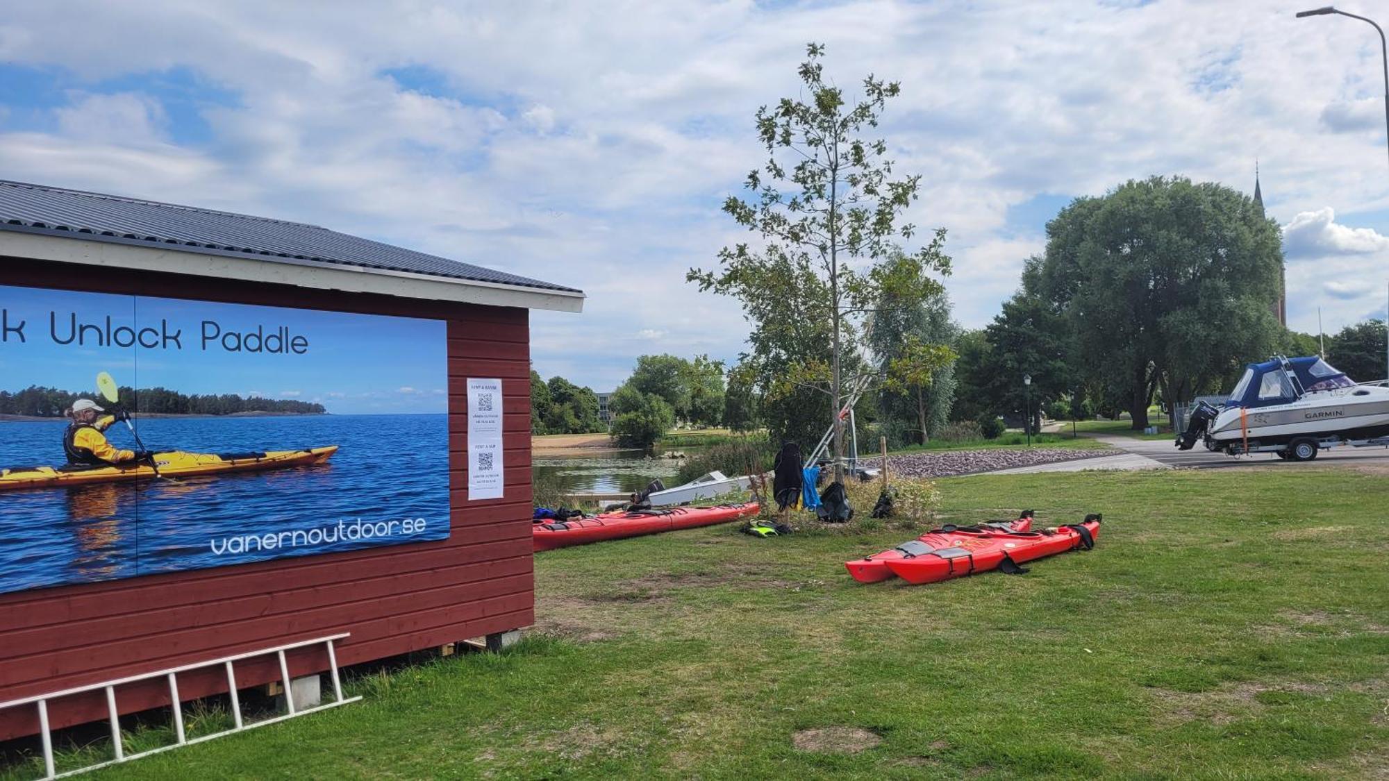 Vaenerport Lakefront Hotell Mariestad Buitenkant foto