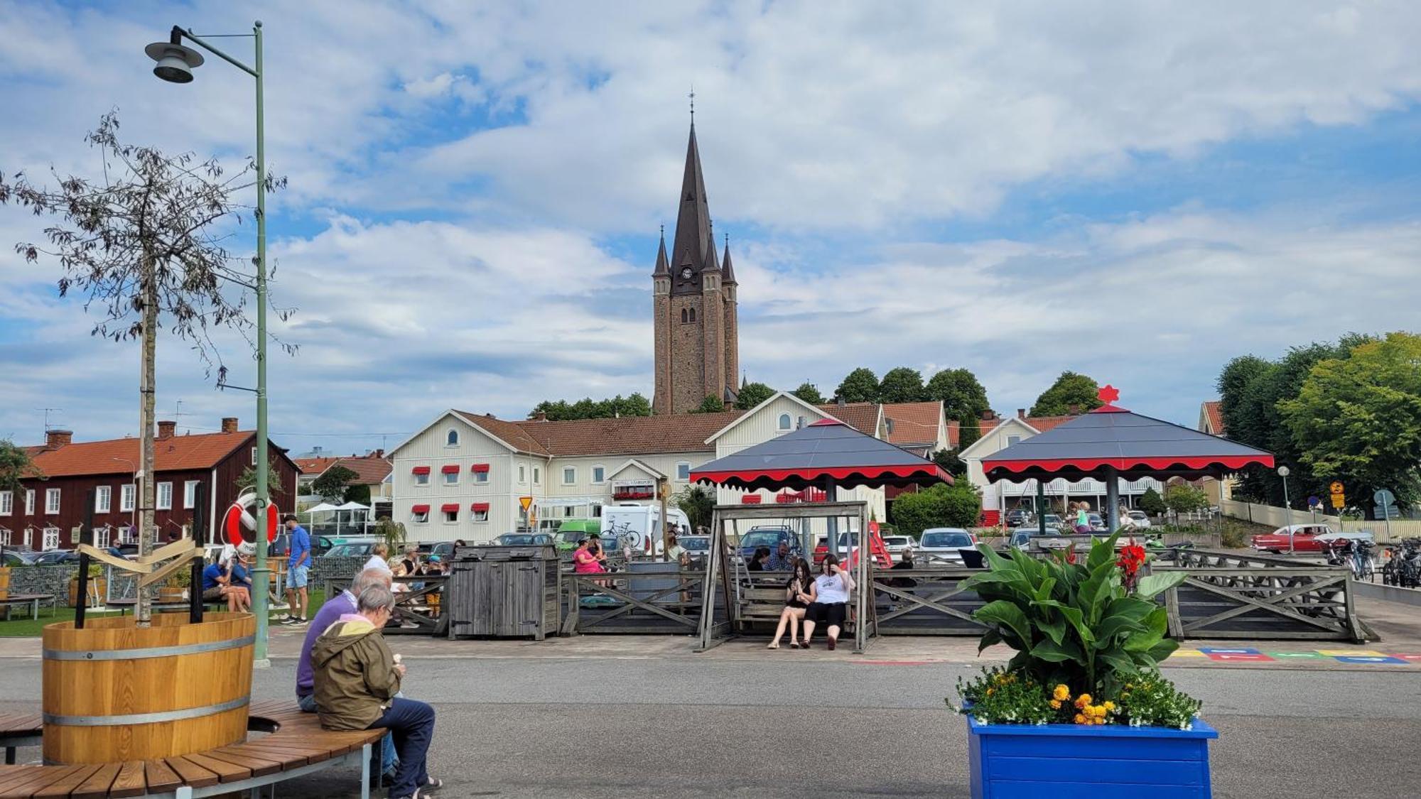 Vaenerport Lakefront Hotell Mariestad Buitenkant foto